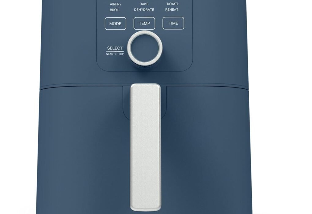 Test & Avis Martha Stewart 6-Quart Air Fryer, 6 Presets, Space Saving, Indigo Blue